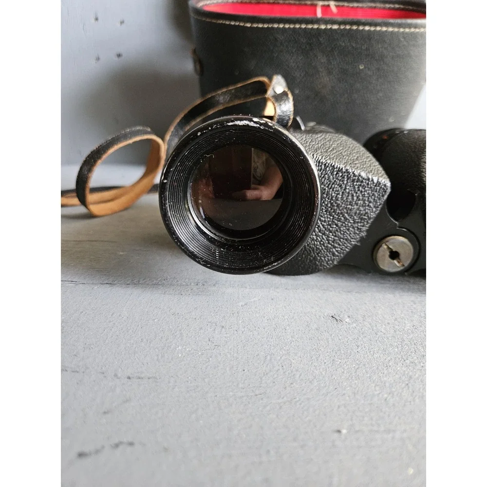 Vintage Sears Binoculars Model 6243 Extra Wide Angle 7x35 MM W Case Collectible